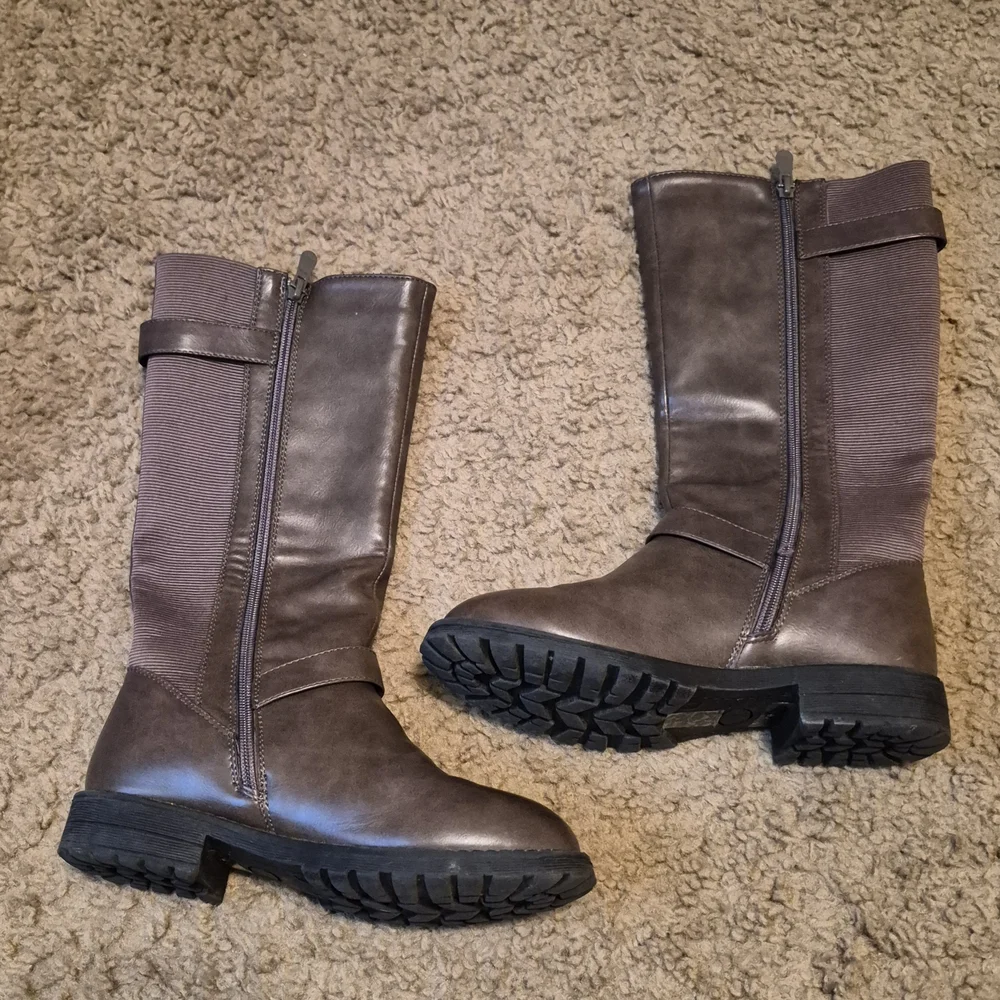 SOBEYO Girls Riding Boots Knee High